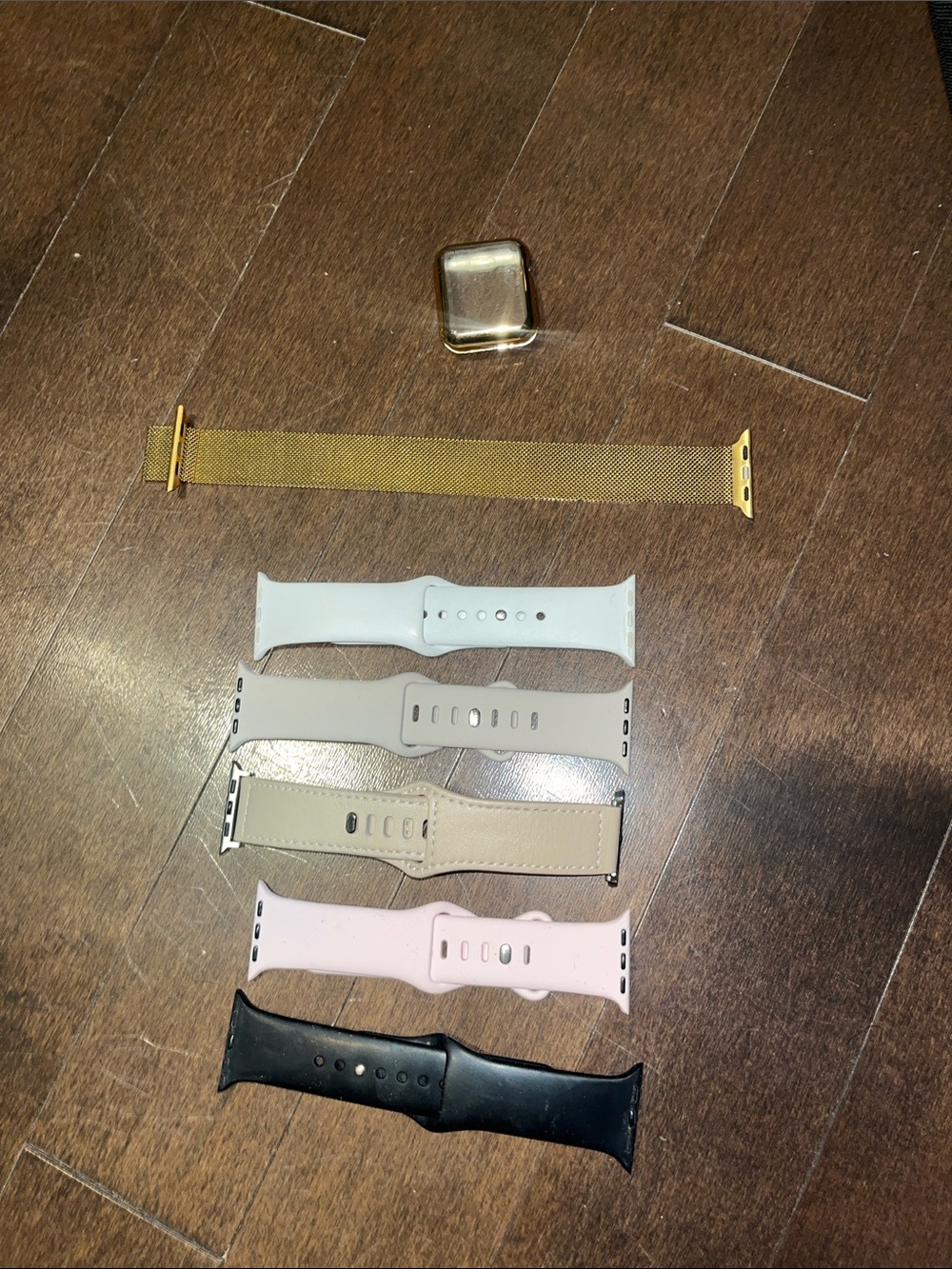 Bundle! six 38mm Apple Watch bands + screen protector
